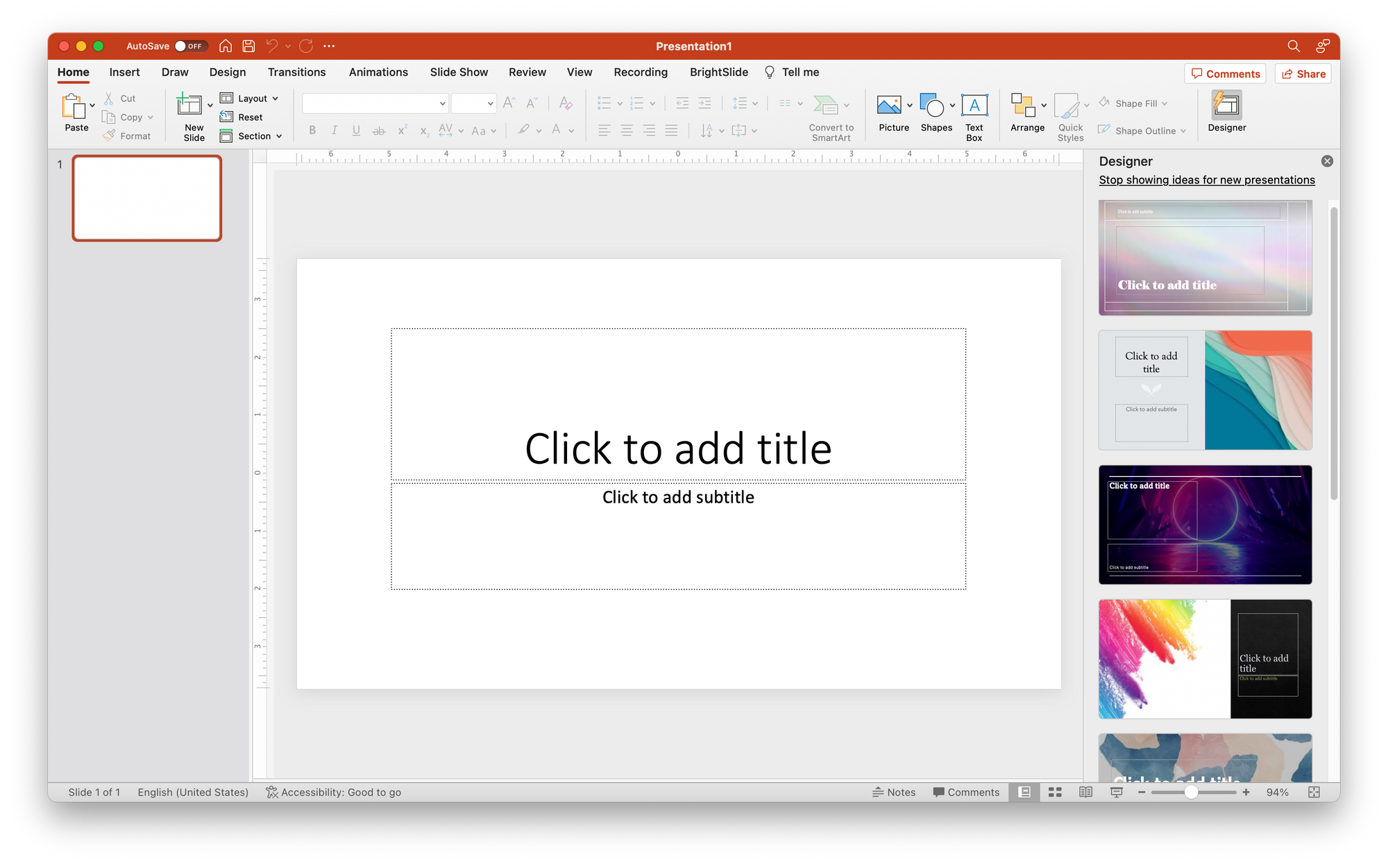 powerpoint presentation from code