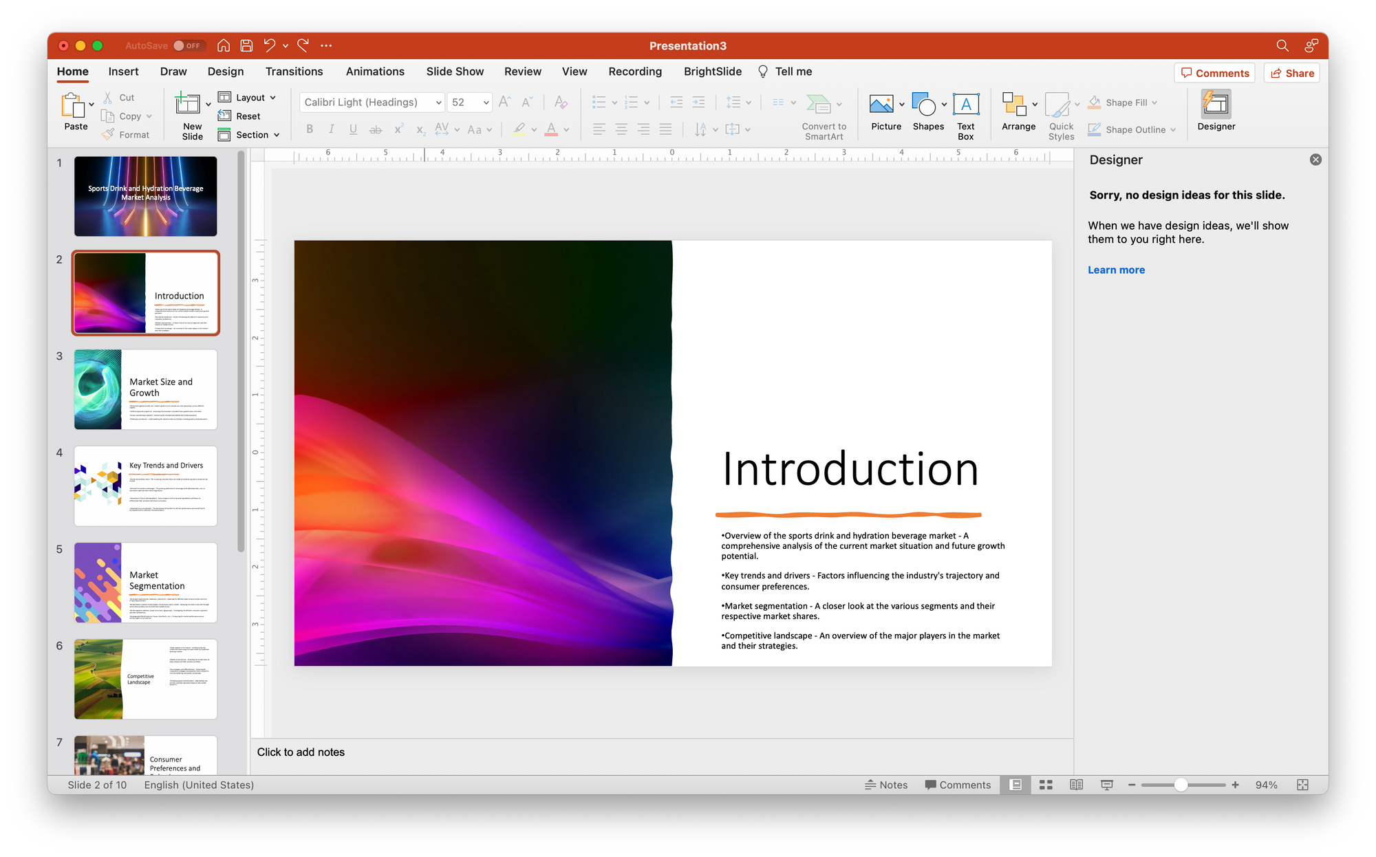 powerpoint presentation from code